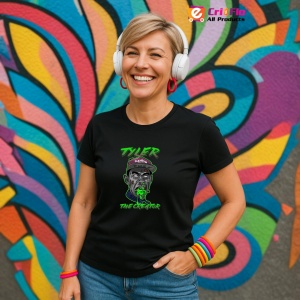 Tricou Tyler, The Creator - Green Drip, muzica Hip-Hop / Pop / Rock, Dama | Barbat | Copii, Culoare Negru - Img 13
