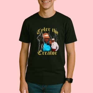 Tricou Tyler The Creator, muzica Hip-Hop / Trap, Dama | Barbat | Copii, Culoare Negru - Img 3