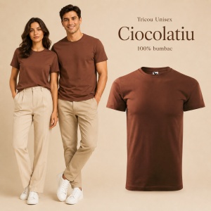 Tricou Unisex Damă / Bărbat Heavy New 137 – 100% Bumbac, Guler Rotund, 200 g/m², XS–5XL - Img 19