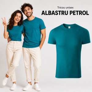 Tricou Unisex Damă și Bărbat model simplu tip Tommy - Img 16