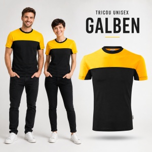 Tricou Unisex Damă și Bărbat Rimeck 109 Colormix, Bicolor, 100% Bumbac, 200 g/m², S–4XL - Img 13