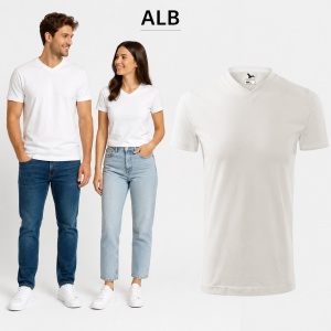 Tricou Unisex Malfini 111 Heavy V-Neck din 100% Bumbac, 200 g/m², Mărimi S–4XL - Img 11