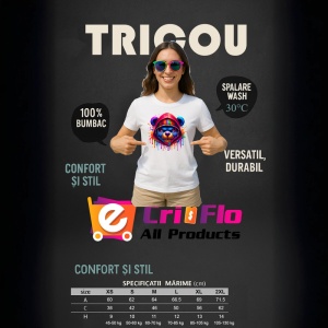 Tricou Urs cu hanorac colorat si atitudine urbana Copii | Dama | Barbat - Img 9