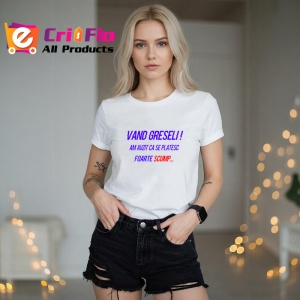Tricou vand greseli am auzit ca se platesc foarte scump mesaj ironic, Copii | Dama | Barbat - Img 6
