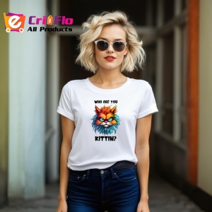 Tricou who are you kittin mesaj amuzant pisica cu atitudine, Copii | Dama | Barbat - Img 11