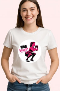 Tricou Who Wants Fata Sportiva Roz, Copii | Dama | Barbat