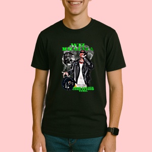 Tricou Wiz Khalifa Imagine concert, muzica Hip-Hop / Trap, Dama | Barbat | Copii, Culoare Negru - Img 3