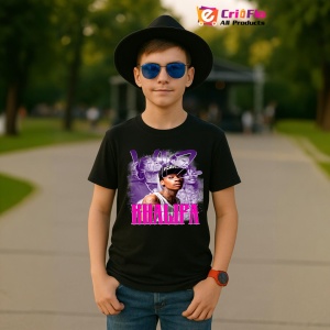 Tricou wiz khalifa violet, muzica Hip-Hop / Trap, Dama | Barbat | Copii, Culoare Negru - Img 6