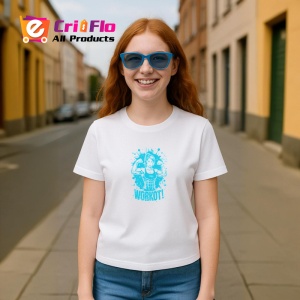 Tricou Workout Fata Muschi Albastra, Copii | Dama | Barbat - Img 9