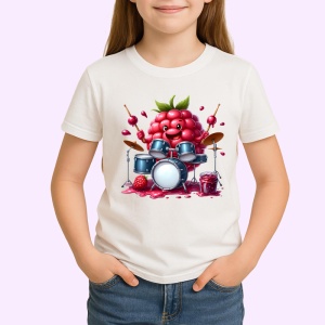 Tricou Zmeura amuzanta de vara tobosar, Fructe, Copii | Dama