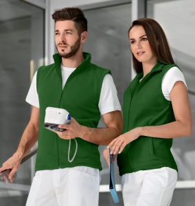 Veste Polar damă și bărbat verde sticla