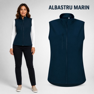 Vestă Damă tip Jachetă fără Mâneci, Softshell Elastică și Călduroasă – Trail 569 - Img 11