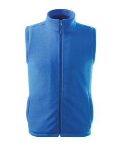 Vesta fleece polar unisex de culoare albastru regal