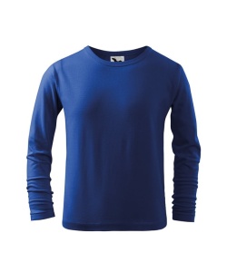 Bluza pentru copii cu maneca lunga de culoare albastru regal