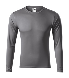 Bluza cu maneca lunga unisex de culoare gri inchis