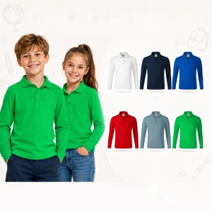 Bluză Polo Copii Simplă pentru Uniforma Școlară