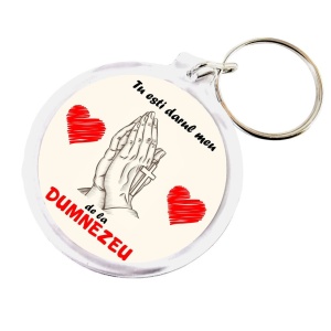 Breloc personalizat Tu esti darul meu de la Dumnezeu - Img 2
