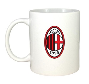 Cana AC Milan Italia , cu logoul stema echipei, Cadoul Perfect - Img 2