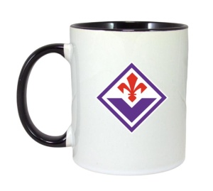 Cana ACF Fiorentina Italia , cu logoul stema echipei, Cadoul Perfect - Img 6