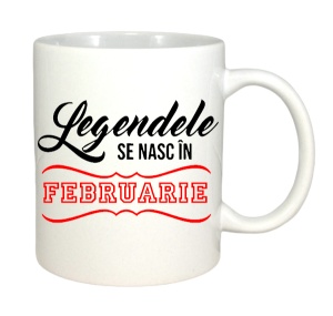 Cana alba personalizata cu textul Legendele se nasc in - Img 11