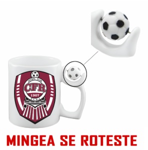 Cana Antistres Personalizată cu Echipa de fotbal CFR CLUJ - Img 2