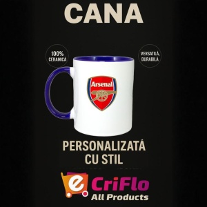 Cana Arsenal FC Anglia , cu logoul stema echipei, Cadoul Perfect - Img 25