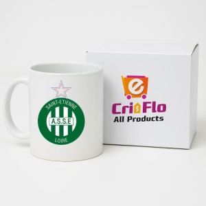 Cana AS Saint-etienne Franta , cu logoul stema echipei, Cadoul Perfect - Img 14