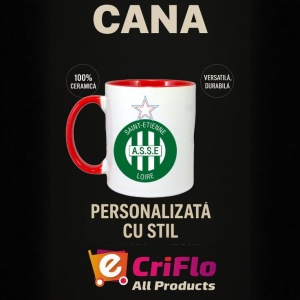 Cana AS Saint-etienne Franta , cu logoul stema echipei, Cadoul Perfect - Img 45