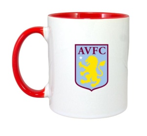 Cana Aston Villa Anglia , cu logoul stema echipei, Cadoul Perfect - Img 8