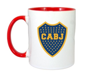 Cana Boca Juniors Argentina , cu logoul stema echipei, Cadoul Perfect - Img 8
