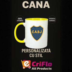 Cana Boca Juniors Argentina , cu logoul stema echipei, Cadoul Perfect - Img 30