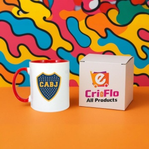 Cana Boca Juniors Argentina , cu logoul stema echipei, Cadoul Perfect - Img 44