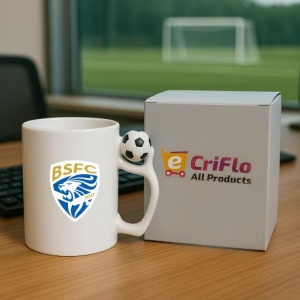 Cana Brescia calcio Italia , cu logoul stema echipei, Cadoul Perfect - Img 9