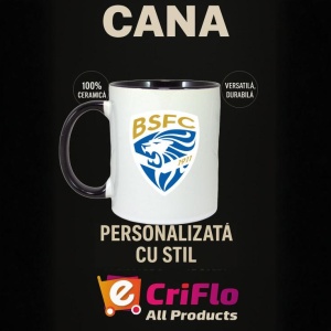 Cana Brescia calcio Italia , cu logoul stema echipei, Cadoul Perfect - Img 35