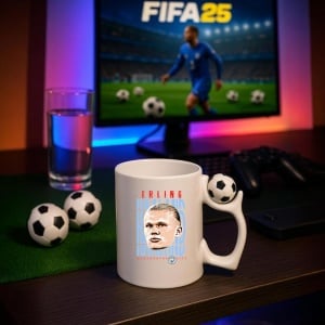 Cana cu fotbalistul Erling Braut Haaland-Manchester City - Img 13