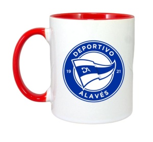Cana Deportivo Alaves Spania , cu logoul stema echipei, Cadoul Perfect - Img 8