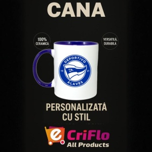 Cana Deportivo Alaves Spania , cu logoul stema echipei, Cadoul Perfect - Img 25