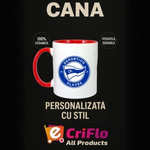 Cana Deportivo Alaves Spania , cu logoul stema echipei, Cadoul Perfect - Img 45
