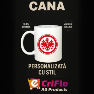 Cana Eintracht Frankfurt Germania , cu logoul stema echipei, Cadoul Perfect - Img 15