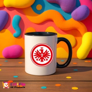 Cana Eintracht Frankfurt Germania , cu logoul stema echipei, Cadoul Perfect - Img 36