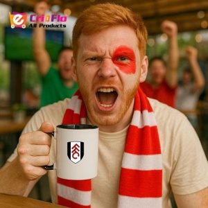 Cana Fulham FC Anglia , cu logoul stema echipei, Cadoul Perfect - Img 37