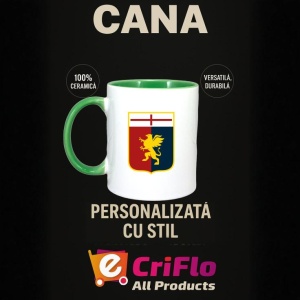 Cana Genoa CFC Italia , cu logoul stema echipei, Cadoul Perfect - Img 20