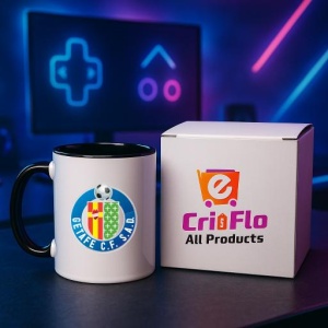 Cana Getafe logo Spania , cu logoul stema echipei, Cadoul Perfect - Img 34