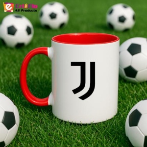 Cana Juventus FC Italia , cu logoul stema echipei, Cadoul Perfect - Img 46