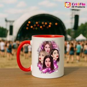 Cana K-POP cu formatia trupa KPOP BLACK PINK BLINKS 594 - Img 45