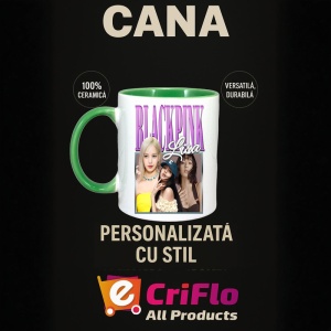 Cana K-POP cu formatia trupa KPOP BLACK PINK LISA 600 - Img 23