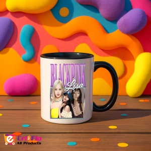 Cana K-POP cu formatia trupa KPOP BLACK PINK LISA 600 - Img 37