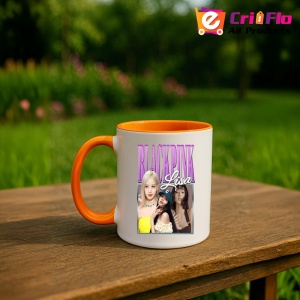 Cana K-POP cu formatia trupa KPOP BLACK PINK LISA 600 - Img 42