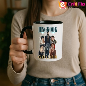 Cana K-POP cu formatia trupa KPOP JUNGKOOK GOLDEN 693 - Img 35