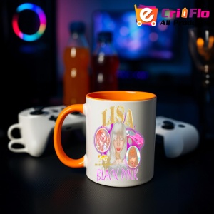 Cana K-POP cu formatia trupa KPOP LISA BLACK PINK 709 - Img 41
